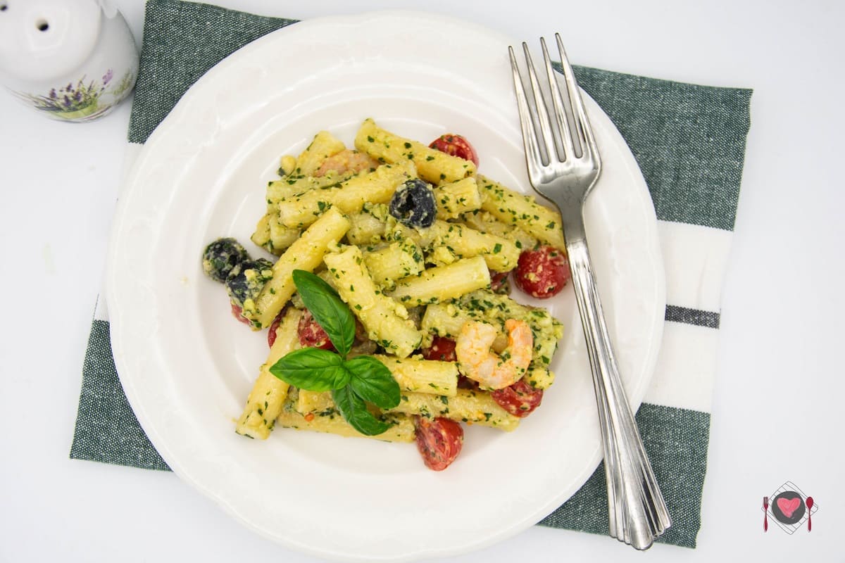 Pasta Fredda Con Pesto E Gamberetti Goduria In Minuti