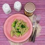 La foto raffigurante la pasta broccoli e acciughe pronta
