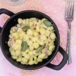 La foto raffigurante la ricetta degli gnocchi gorgonzola e pancetta