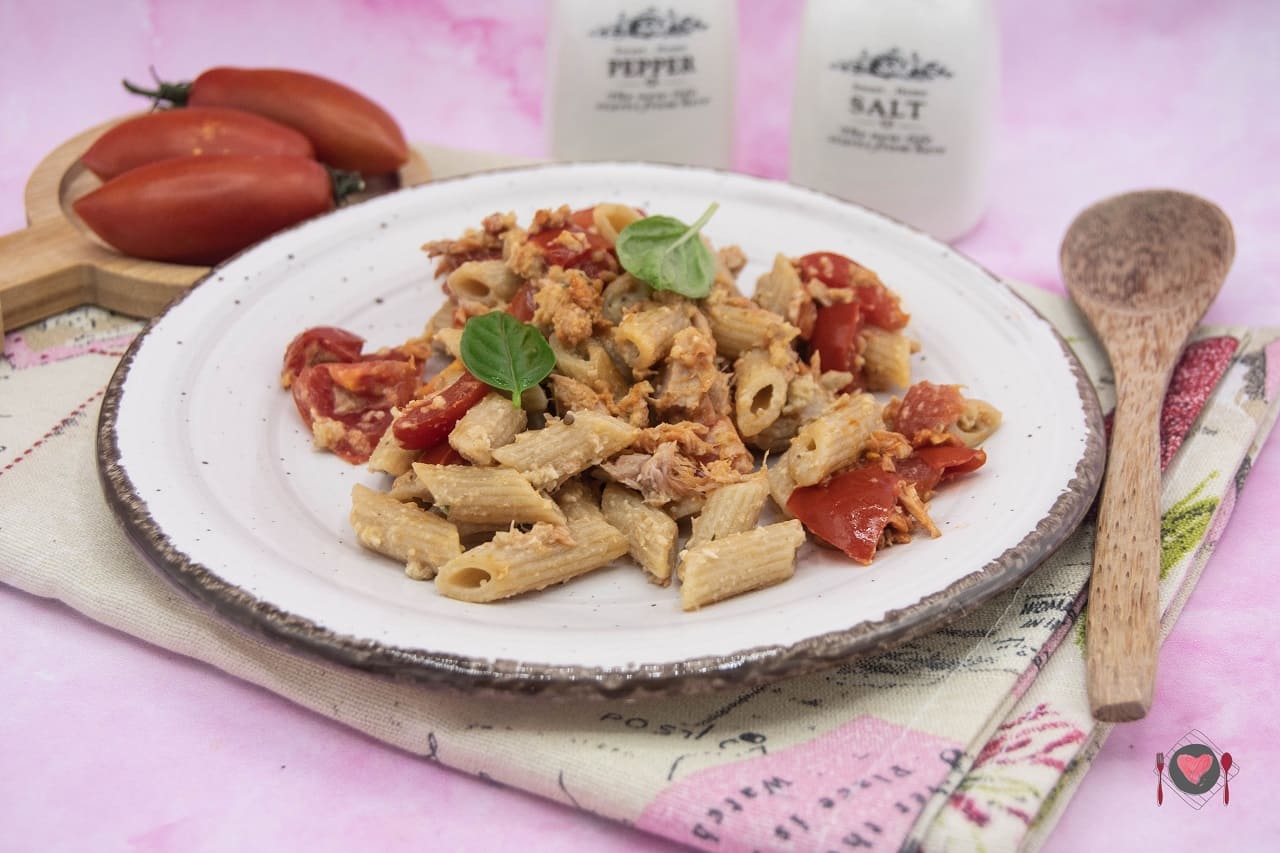 pasta con zafferano e speck