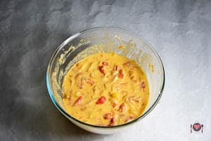 Torta salata con peperoni e ricotta ( pronta in 40 minuti )