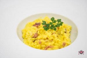 Home page Risotto zafferano e speck