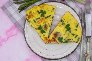 La foto raffigurante la frittata di asparagi