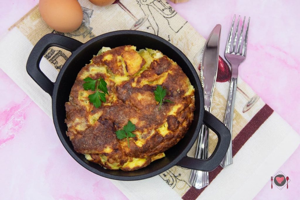 La foto raffigurante la frittata di patate