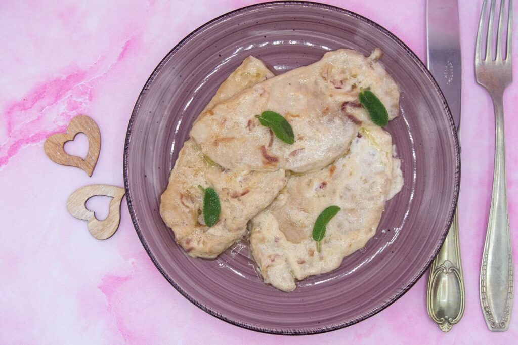 La foto raffigurante le scaloppine al marsala