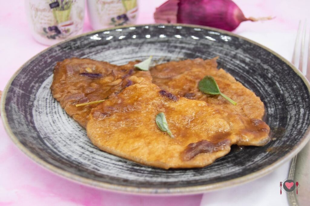 La foto raffigurante le scaloppine alla birra