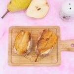 La foto raffigurante i Crostini gorgonzola e pere pronti per essere mangiati