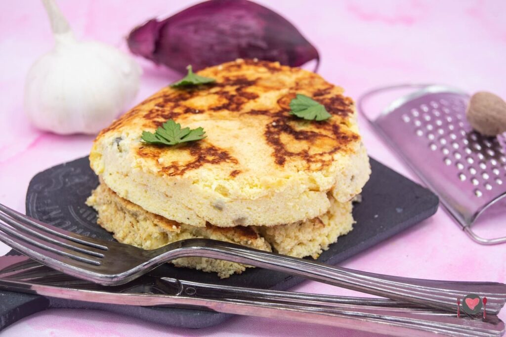 La foto raffigurante la frittata con ricotta