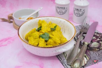 La foto raffigurante il pollo alla curcuma