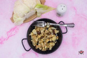 Cavolfiore al parmigiano ( gustosissimo in soli 20 minuti )