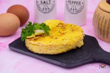 La foto raffigurante la frittata di cavolfiore