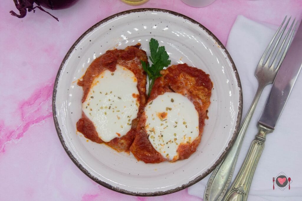 La foto raffigurante le scaloppine alla pizzaiola