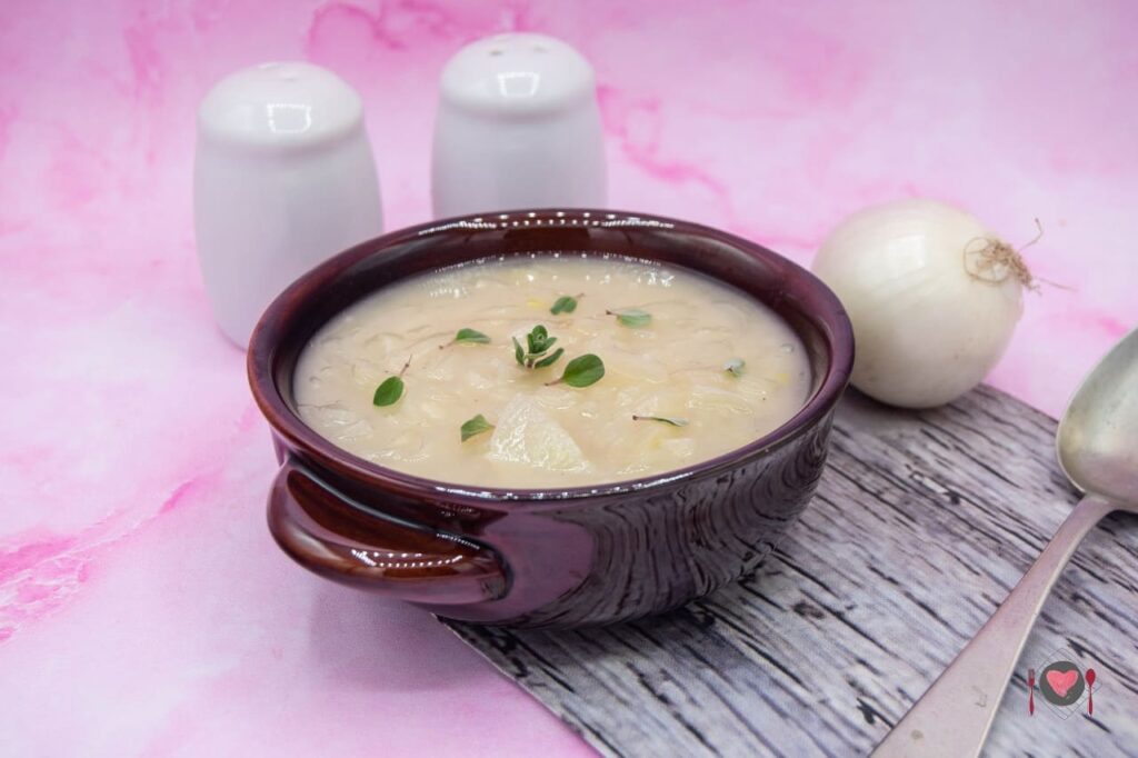La foto raffigurante la zuppa di cipolle