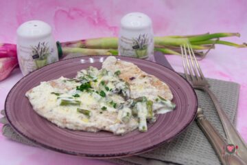 Frittata di asparagi ( pronta in 20 minuti )