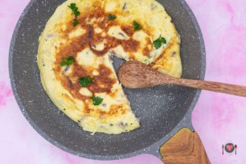 La foto raffigurante la frittata di albumi