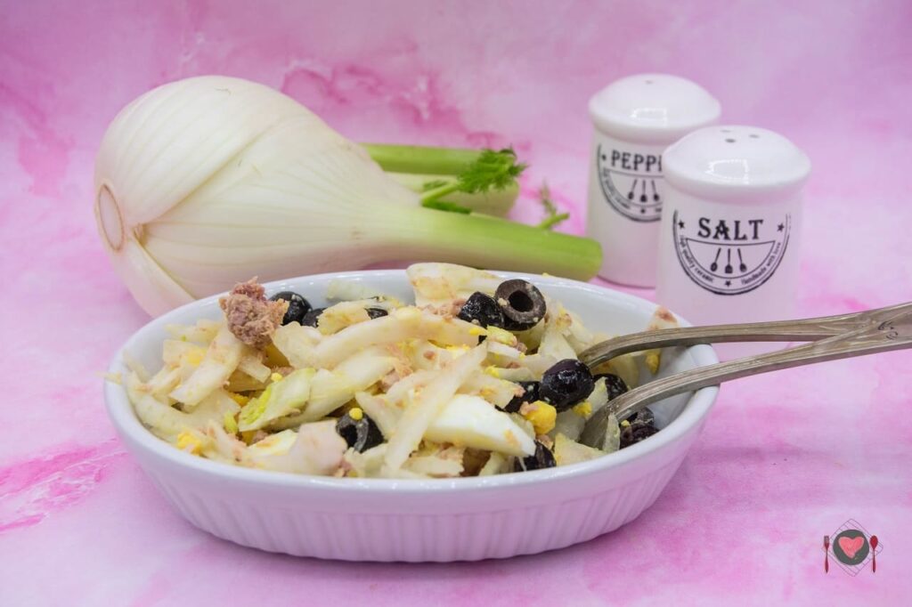 La foto raffigurante l'insalata di tonno