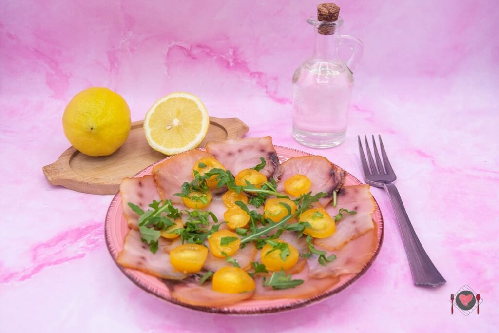 Carpaccio Di Pesce Spada ( Pronto In 10 Minuti )