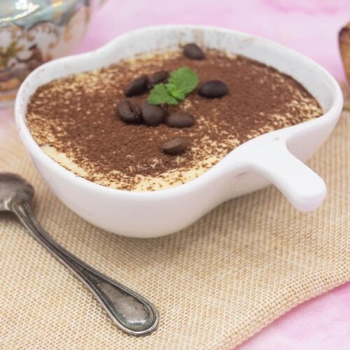 La foto raffigurante la mousse allo zabaione
